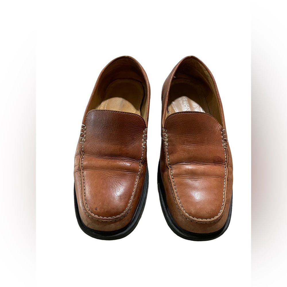 Bostonian Men's Brown Leather Slip-On Loafers - Size 8.5 D